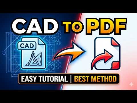 How to Plot/Convert AutoCAD Drawing to PDF (Step-by-Step Tutorial)