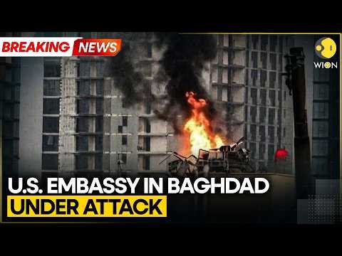 Drone, Rocket Attack In US Embassy In Baghdad: 3 Drones, 4 Rockets Attacked Embassy | WION BREAKING
