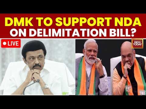 LIVE: NDA vs INDIA | DMK To Support BJP-Led NDA On Delimitation? Bill? | End Of INDIA Bloc?