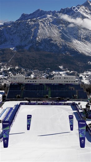 ⛷️ Let's go skiing on the #MilanoCortina2026 course! With Olympian Britt Janyk! These are the slopes of Tofane, home of women's alpine skiing for the next two weeks. 😍 #Olympics #WinterOlympics #MilanoCortina2026 | Olympics