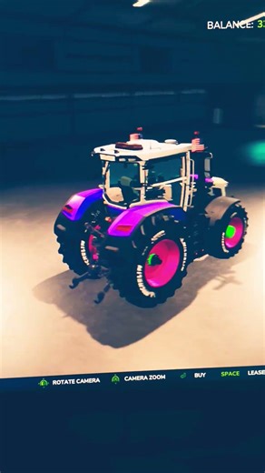 This Massey Ferguson customization is insane 💜 #farmingsimulator #tractor