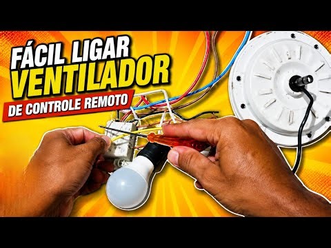 How to wire a ceiling fan with a remote control