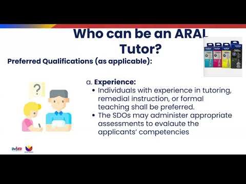 DepEd Summer Program - Guide in Hiring of Aral Tutors