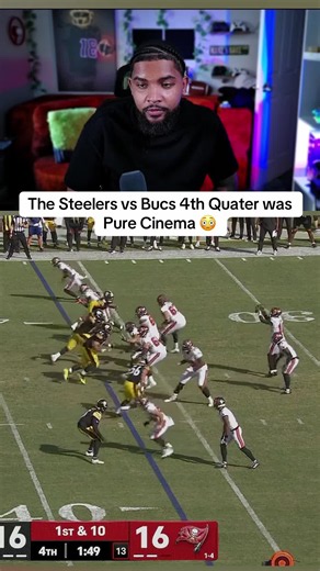 The Steelers vs Bucs 4th Quater was Pure Cinema 😳 #nfl #football #steelers #bucs