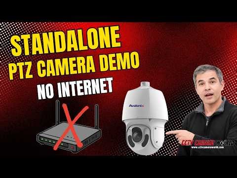 Standalone PTZ Camera System with Joystick Controller | No Internet Required