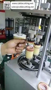 Double Pressure Tape Wrapping Machine Designed To Keep Coil Ends Out Of Film Wire Processing