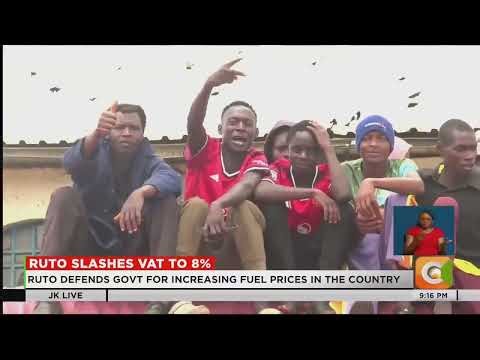 Ruto cuts fuel VAT to 8% amid price backlash and protests threat