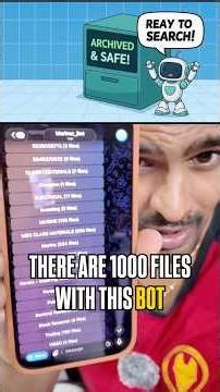 This Telegram Bot is a lifesaver by keeping all our documents organized and easily accessible.