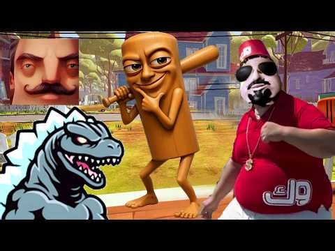 Hello Neighbor - New Neighbor TMNT Leo Tung Tung Sahur SKibidi Dop Boy Godzilla History Part 1734 TP