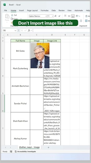 Insert Images in Excel Without Downloading 🤯