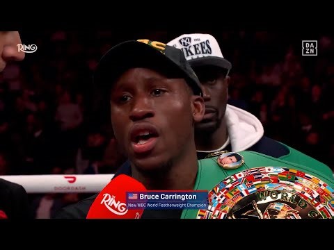 Bruce 'Shu Shu' Carrington REACTS To World Title KO Win, CALLS For Other Champions