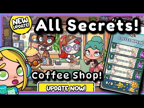 ALL COFFEE SHOP SECRETS & NEW CREATOR PACK! (AVATAR WORLD UPDATE)