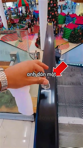 The escalator handrail is so dirty 😬 #shorts