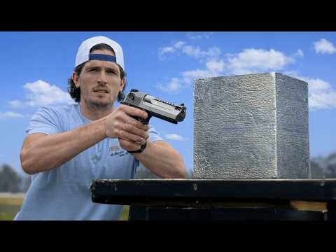 Can a 100 Pound Block of Lead Stop a 50 Cal Sniper Rifle?