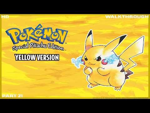 Pokémon Yellow | Walkthrough | Part 21 (HD) ⚡