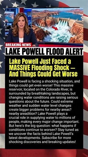 Lake Powell Just Faced a MASSIVE Flooding Shock — And Things Could Get Worse!
