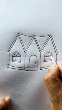 Easy House Drawing Tutorial for Beginners | Simple Pencil Sketch
