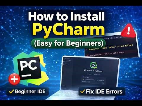 Python Code Not Running? Switch to PyCharm! (Step-by-Step Setup) 💻