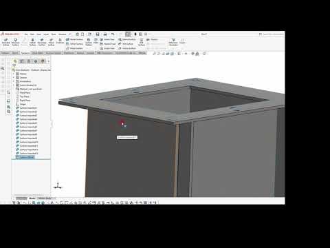 Abaqus FEA Preperation: Converting a Solid To a Shell in Solidworks