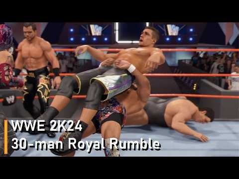 WWE 2K24 | 30-man Royal Rumble | 152