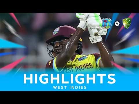 Litchfield 77 And Taylor 100! Extended Highlights | West Indies v Australia | 1st ODI