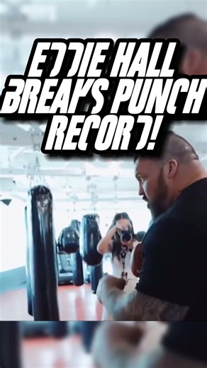 Eddie Hall Hits HARDER Than Alex Pereira?! 😳
