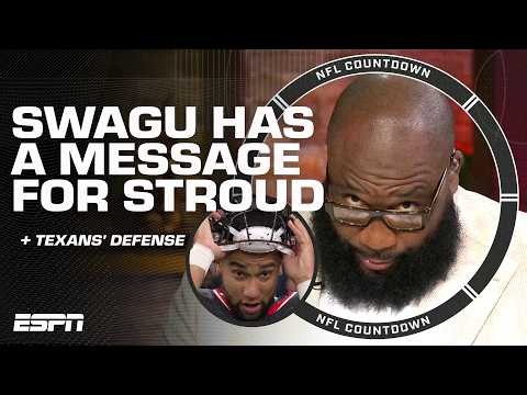 Swagu was ALARMED by C.J. Stroud's playoffs breakdown + Texans' ELITE defense | NFL Countdown