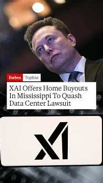 XAI Offers Home Buyouts In Mississippi To Quash Data Center Lawsuit