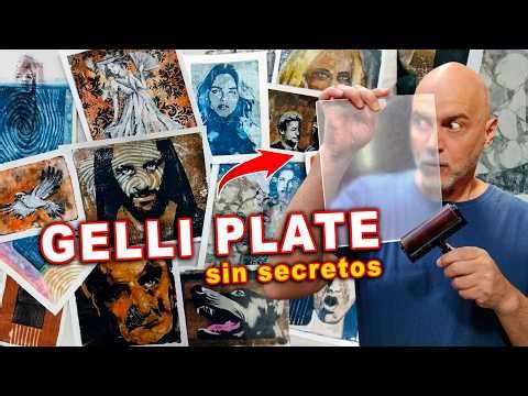 Cómo usar el Gelli Plate desde CERO: Tutorial Completo de Gel Printing