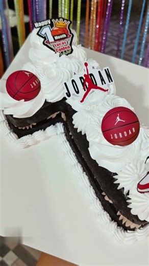 🏀🎂✨🔥 BASKETBALL THEME NUMBER CAKE 🔥✨🎂🏀 | by DHINE BITESWEET ✨🎂 #dhinebitesweet #basketballthemecake