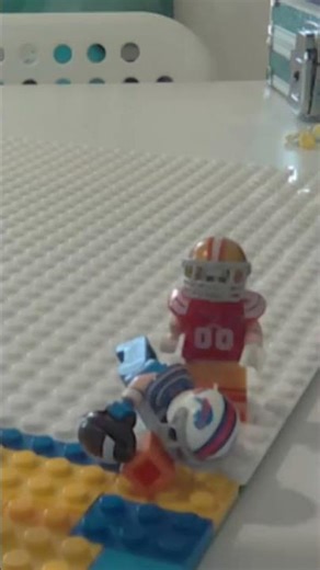 Josh Allen pylon dive. #stopmotion #legostopmotion #joshallen #buffalobills