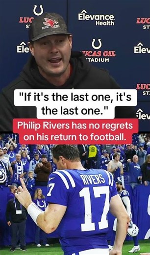 Philip Rivers has no regrets on his return 🙌
