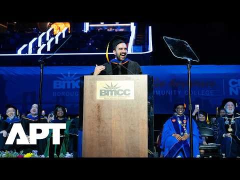 Zohran Mamdani Shares Personal Journey In Moving Graduation Speech To BMCC Class | APT