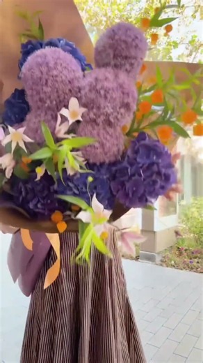 A bouquet of floral firework! Custom Floral design.