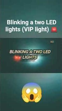 how to make VIP light.🚨💡💯.(blinking a two LED lights)#viral #arduinoguide #arduinoforbeginners