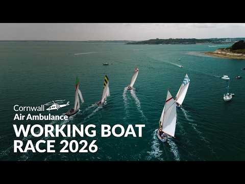 Working Boat Race at St Mawes for Cornwall Air Ambulance