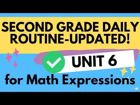2nd Grade Math Expressions Unit 5 Daily Routines - UPDATED