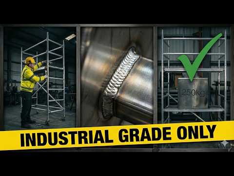 Why Scaffolds Fail Inspections: The 1mm Weld Error & 250kg Test Solution