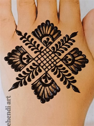 Easy Arabic Trick Mehndi Design #pleaseunfreezemyaccount🥺🥺 #hennamehndivip #mehndiart #foryoupage #mehndidesign