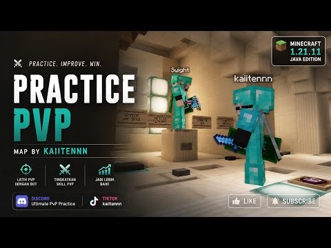 Minecraft PvP Practice Map (FREE DOWNLOAD) | 1.21.11 Java