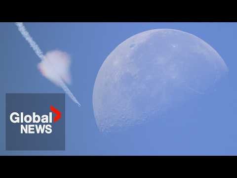 SpaceX rocket debris slams into the moon, creates a crater
