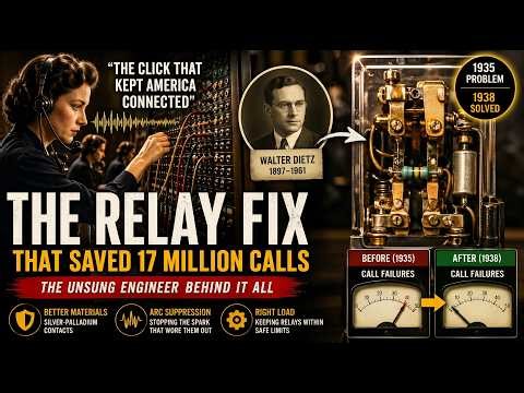 America's Telephone Switchboards Were Burning Out in 1935 — The Relay Engineer Nobody Remembers