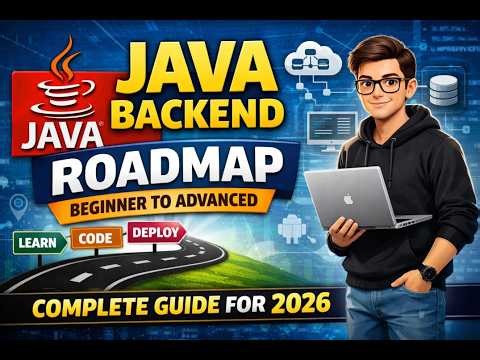Java Backend Developer Roadmap 2026 | Complete Guide from Beginner to Advanced