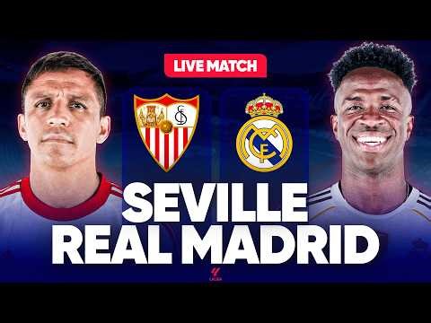 🔴 SEVILLE - REAL MADRID LIVE / 🚨LE REAL EST EN CRISE TOTAL ! / MULTIPLEX LIGA / 🏆LA LIGA