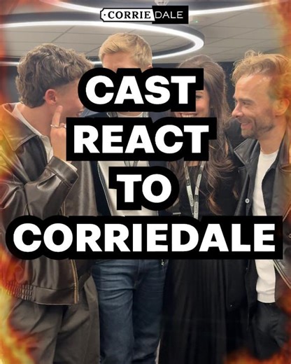 Fresh out of the Corriedale premiere, it's safe to say these guys were impressed!💥 Watch Corriedale, the ultimate soap crossover, Monday 5th Jan on ITV1 and ITVX at 8pm 🍿 | Coronation Street