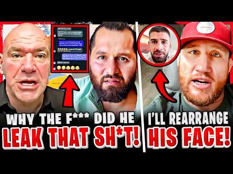 HUGE UFC White House INFO LEAKED!? Justin Gaethje SENDS A WARNING to Ilia Topuria! Jorge Masvidal