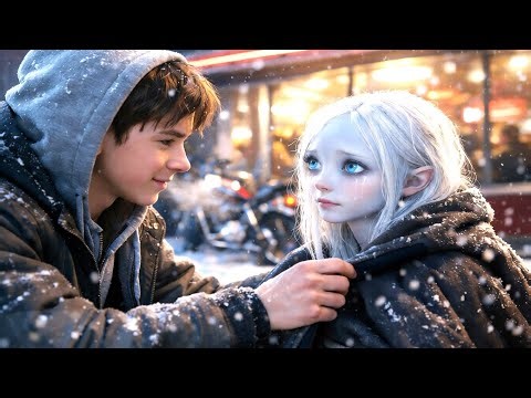 Boy Gave His Coat to a Freezing Alien Girl — The Angels Found Out Who Left Her There! hfy | sci-fi