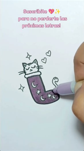 Desafío ABC Kawaii - Letra L ✨💖 Kawaii ABC Challenge - Letter L #shorts