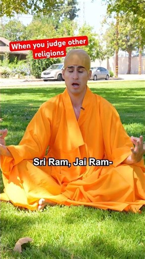 When you judge other religions 😳😑😂 #shorts #religion #comedy #god #hindu #buddha #christian