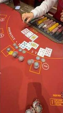 The GREATEST SPLIT I’ve Ever Done Playing BLACKJACK! #casino #blackjack